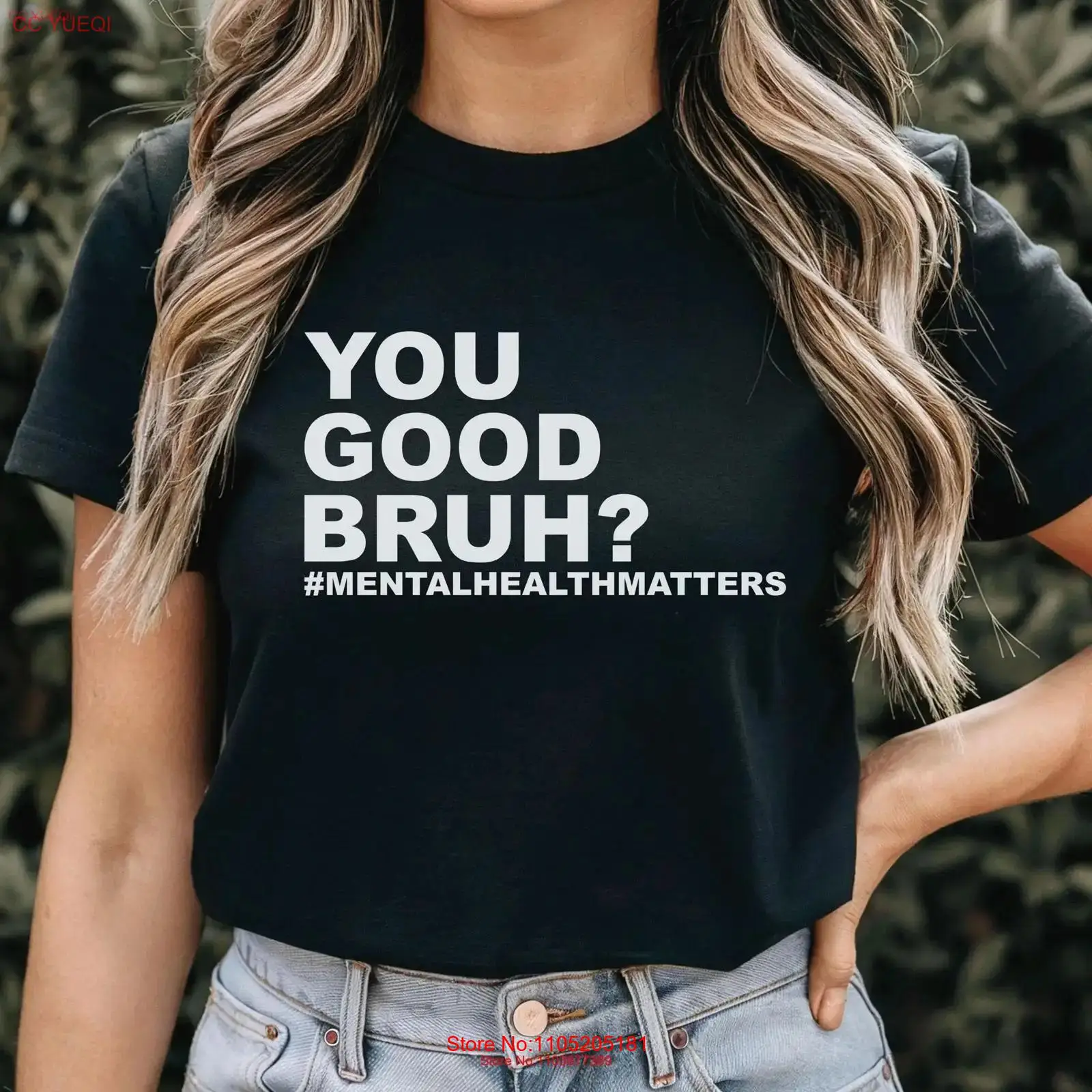 Mental Health Wellness Quotes - Erkekler İçin Akıl Sağlığı Önemlidir Tişört